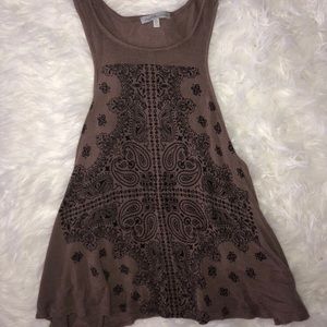 Charlotte Russe Brown Top